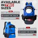 GoHimal Lacrosse Bag Extra Large Lacrosse Backpack with Tow Stick Holder