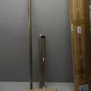 Brass Gold Curtain Rods for Windows 28 to 48, 1 Inch Decorative Antique Brass Curtain Rod Heavy Duty with Adjustable Length & Easy Installation