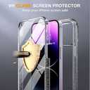 Miracase for iPhone 17 Pro Max Case 6.9" FullBody Phone Case with Builtin Glass Screen Protector& Full Camera Protector,[Magnetic with MagSafe] Drop Proof 17 ProMax Cover, Clear Glitter