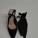 Womens Closed Toe Ankle Strap Heels Pointed Toe Pumps Shoes Slingback High Heel Wedding Dress Shoes, 9