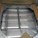 16 Inch Galvanized Shutter Exhaust Louver Vent, Automatic Gravity Shutter Louver Vent for Home Attics, Workshops, Barn, Greenhouse (Motor&Blades are not Included)