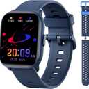 meoonley Kids Watch for Girls Boys with IP68 Waterproof, Girls Watch with 19 Sports Modes, Sleep Tracking, Pedometer, Stopwatch, Kids Activity Tracker, Birthday Gifts for Girls Age 6-15 Years Old (Blue)