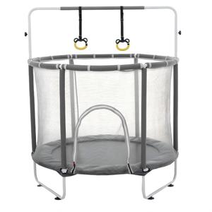 Trampoline, Children's Playpen with Safety Net, For Indoor and Outdoor Use, Convenient Storage, Exercise, Training, Quiet, Large, Load Capacity 220.5 lbs (100 kg), Kids Trampoline, Birthday, Gift