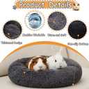Guinea Pig Beds, Small Animal Bedding, Cozy Bed Mat, Thickened and Warm Winter Guinea Pig Beds for Dwarf Rabbits, Chinchillas, Hamsters, Hedgehogs, Ferrets Dark Grey