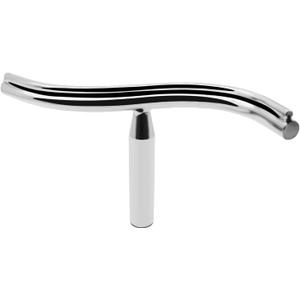 12 Inch Stainless Steel Curved Lathe Tool Rest, Shaped Wood Lathe Tool Rest for Bowl Turning, Wood Lathe Tool Holder, Wood Lathe Turning Accessories, 1 or 5/8 In Column (1")