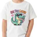 Happy Funny Last Day of School T-Shirt for Kids Toddler Girls Boys Short Sleeve Tee Cotton 4-5T