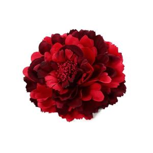 Bohemia Peony Flower Hair Clip Barrettes Wedding Bridal Bridesmaid Prom Party Hairpin Brooch Artificial Flower Headwear Hairpin (Color : g)