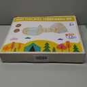 UTEX 3 in 1 Pop Up Play Tent with Tunnel, Ball Pit for Kids, Boys, Girls, Babies and Toddlers, Indoor/Outdoor Playhouse,Orange