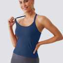 MathCat Workout Tank Tops for Women with Built in Bra, Sleeveless Gym Tops Seamless Racerback Athletic Yoga Shirts (S)