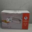 Emeril Lagasse Casserole Dishes for Oven, 4pc Ceramic Bakeware Set, Rectangular Deep Lasagna Pans with Handles, White