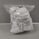 Genina Seat Covers for Dining Room Chair Seat Slipcovers Kitchen Chair Covers (White, 6 Pcs)