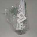 MEXAU Shower Curtain Rod 4577 Inch White Shower Rod 7/8" Tension Curtain Rod Adjustable Curtain Rods No Drilling Shower Tension Rod Shower Curtain Tension Rod for Bathroom Windows Doorways