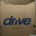 Drive Medical Rollator Walker with Seat - Stable Mobility Support - Height Adjustable - Durable Steel Frame Construction - Smooth 7.5" Wheels - Foldable - 350 Lb Limit - Blue