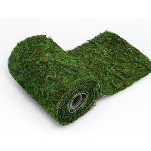 Moss Table Runner, Moss Roll Carpet Dried Moss Sheet Roll for Moss Wall for Wedding Party Garden Garden Decoration (70'' x 15'')