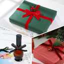 5/8" Wide x 10 Yards Velvet Ribbon, Vintage Single Face Velvet Ribbons for Gift Wrapping, Christmas Wrapping Bows, Wedding Decor, Sewing and More (Forest Green)