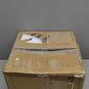 WUZUPS Crystal Chandelier 3-Light Semi-Flushmount Ceiling Light Modern Lighting Fixture for Bedroom Storageroom Hallway Bar Kitchen Dinning Living Room Bathroom, 13.4" Wide 11" High, Gold, E12 Base