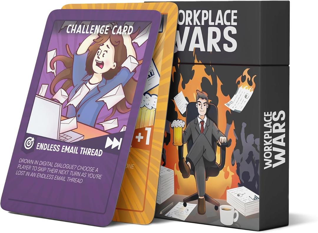 Hilarious Interactive Office-Themed Card Game for Adults (52 Cards)