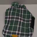 Kuoser Waterproof Dog Coat, Reversible Dog Jacket for Small Dogs, Adjustable Durable Doggie Winter Coat Warm Cozy Puppy Cold Weather Apparel from Small to Large Breed, Green S (Small (Pack of 1))