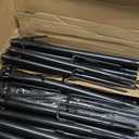 6 Pack 10 ft Heavy Duty Metal String Light Poles Adjustable Outdoor Lighting Stand for Patio,Backyard,Garden,Party & Wedding Rustproof & Sturdy with Hooks