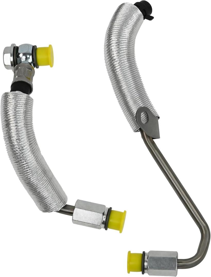55567067 55568031 Turbocharger Cooling Feed Line Pipe and Coolant Return Hose Line Compatible with Chevy Cruze, Buick Encore Replace 55568031 55592600 25198546 55567067 55587854