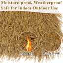 1Pcs Tiki Thatch Grass Roof Mexican Artificial Straw Roll for Tiki Bar Hut Hawaiian Party Garden Fence Patio Palapa Thatch Roofing Mat Crafts Duck Blind Grass Hay Bales for Decoration 47''×6''