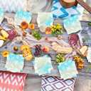 Seashell Beach Party Decorations Napkins, 48Pcs Ocean Seashell Birthday Napkins, Paper Ocean Coastal Sea Shell Napkin for Summer Beach Birthday Baby Shower Party Decorations
