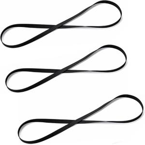 3 Pieces Turntable Belt Machine Recorder Rubber Belt for Repair Replacement Maintenance Most Kinds of Belt-Driven Turntables, 172MM
