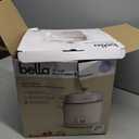 bella 16 Cup Rice Cooker with Steamer, Dishwasher Safe Steaming Basket, Rice Paddle and Measuring Cup, Removable Nonstick Cooking Bowl, Automatic Keep Warm Function, 400 Watt, Oatmilk