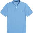 Izod Men's Advantage Performance Short Sleeve Fashion Polo Shirt (Blue) XXL