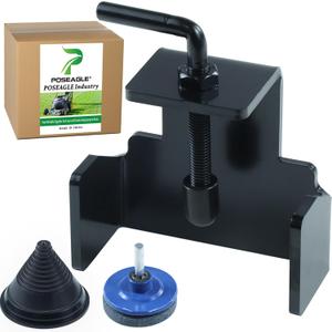 Riding Lawn Mower Blade Removal Tool with Lawn Mower Blade Sharpener and Balancer Replaces MTD 490-850-0005 Blade Removal Tool Cub Cadet 490-850-0005 Lawn Mower Blade Holder Removal Tool