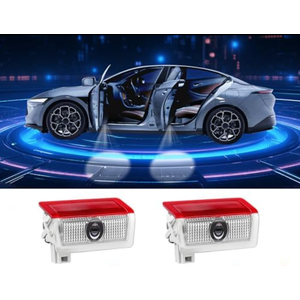 Car Door Lights Logo Projector Puddle Lights Compatible with A B C E M GL GLA GLC GLE Class Accessories, No Fade 4K-HD Car Welcome Lights(2 Pack)