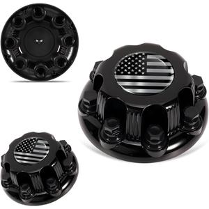 OEM 8 Lugs Black Wheel Center Cap Fit for Silverado Avalanche Suburban Express Sierra Yukon Savana 1500 2500 3500 16" Rim Van & Truck Hub Cover OEM Replacement 15039489, 15039488, 9597169, 9597170