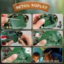 Dinosaur Headlamp for Kids T-Rex LED Flashlight with Roar Sound and Adjustable Headband Fun Kid Camping Gear Outdoor Headlamp Adventure Toy for Boys and Girls Ages 3-8 Gift