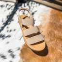 SODA SANDAL Tan Color Women's Size 9.5