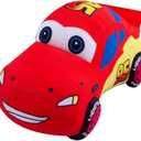 9.5 inch Car Plush Toy, Car Shaped Plush Pillow, Super Cute Car Plush Cushion, Racing Car Stuffed Doll Great Gift for Kids Birthday Party