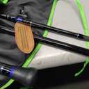 Sougayilang Surf Fishing Rod Portable Travel MH/H Surf Spinning Rod 4 Piece Carbon Fiber Saltwater Fishing Rod 12'-Blue