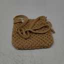 Summer Purse - Woven Crossbody Bags Boho Crossbody Purses for Women Crochet Handbags Shoulder Bag Handbags 2025 (Khaki)
