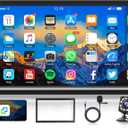 Double Din Car Stereo Bluetooth Touch Screen 7 inch Car Radio Double Din Supports Mirror Link/FM Radio/EQ USB/TF/AUX SWC, Driauto Car Audio Receiver MP5 Multimedia Player with Reverse Camera +Mic