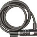 Kryptonite KryptoFlex Bike Lock Cable, 2FT/6FT/10FT Long 12mm Thick Heavy Duty Braided Steel Cable Anti-Theft Security Lock for Outdoor Equipment, Combination/Key Bike Lock