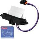 Marsflex Blower Motor Resistor 15-80567 2003 2004 2005 2006 for Chevrolet Chevy Tahoe Silverado Trailblazer, for GMC Yukon Envoy, for Cadillac Escalade Blower Resistor 4P1516 for Auto AC Control