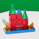 Magna-Tiles microMAGS 26-Piece Travel Magnetic Construction Set Bold Colors, The Original Magnetic Building Brand