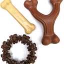 Nylabone Power Chew Customer Favorites Bundle, Tough Dog Toys for Aggressive Chewers, Christmas Dog Toy & Thanksgiving Dog Toys, Small Dogs - Up to 25 lbs (3 Pack)