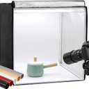 Finnhomy 24x24 Photo Box Professional Portable Photo Studio Photo Light Studio Photo Tent Light Box Table Top Photography Shooting Tent Box Lighting Kit