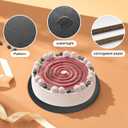 12 PCS 12 Inch Cake Drums, 1/2 Inch Thick Round Cake Boards, Black, Professional Quality Cardboards, for Weddings, Birthdays