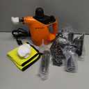 TICYACK Handheld Steam Cleaner, Steam Cleaner with 16 PCS Accessory & Safety Lock,500ML Capacity, Multi-Surface Deep Cleaning for Home, Car, Bathroom, Grout, Floor, Window (Orange)