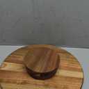 Juvale Round Acacia Wood Cake Stand for Wedding - Wooden Cake Stand for Appetizers and Desserts (12.75 Inches)