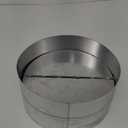 Draft Blocker 10 Inch, Damper Stopper Duct Damper Backflow Preventer Inline Built-in Fan Vent Ventilation Vent Deflector