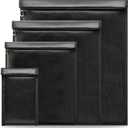 OFASIZEN Faraday Bags, Anti-Tracking Faraday Cage, Set of 4 Sizes for Laptops, Tablets, Phones and Car Keys, RFID Signal Blocker Pouch, Fireproof & Waterproof (Black)