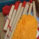 WHOHOLL Wooden Kids Cleaning Toy Set Toddler Broom and Dustpan Set for Housekeeping 9 Pcs Broom and Mop Set for Toddlers 3-6, Cleaning Toys with Sponge, Christmas Birthday Gifts for Boys Girls