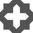 FloorPops FP3308 Nordic Peel & Stick Floor Tiles, Black (12"L x 12"W x 0.06"T)